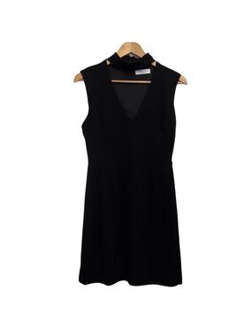 BAILEY 44 black dress cut out open neck sexy contemporary classic quality stretc